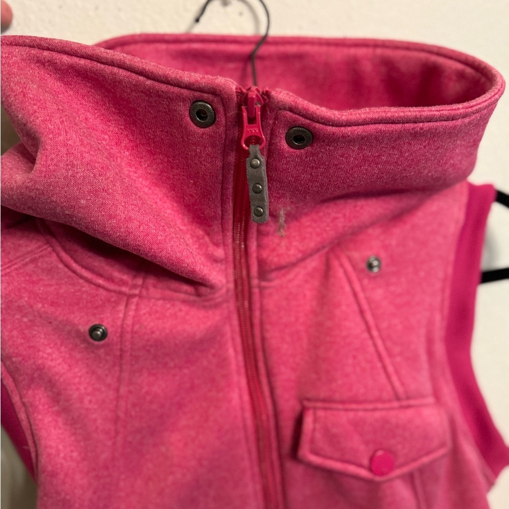 Women Burton Hot Pink Scuba Neck Vest XL - Picture 4 of 4